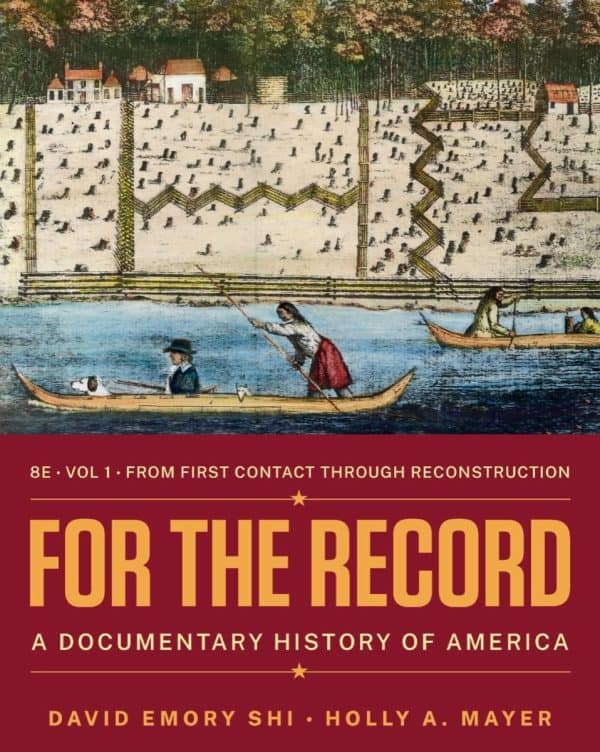 For the Record: A Documentary History of America, Volume-1 (8th Edition) - eBook