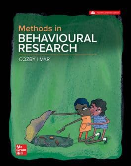 Methods In Behavioural Research (4th Canadian Edition) - eBook