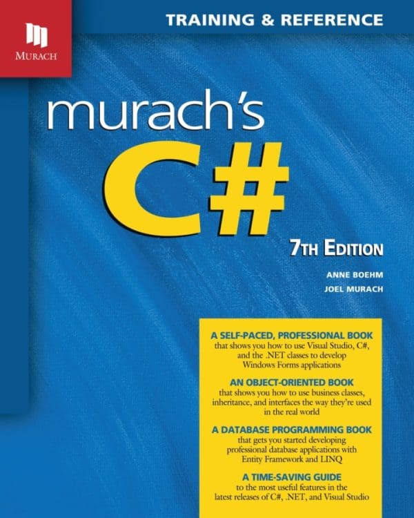 Murach's C# (7th Edition) - eBook