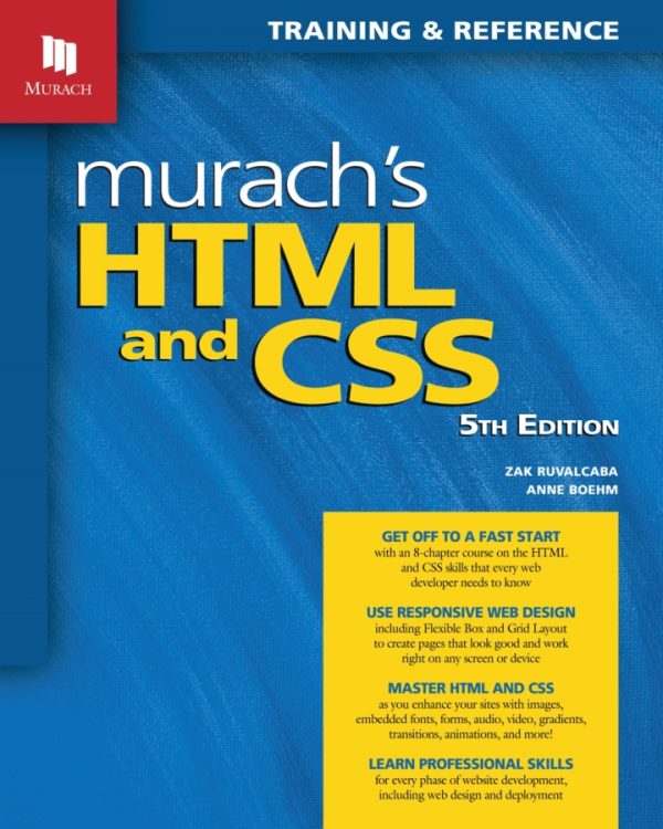 Murach's HTML and CSS (5th Edition) - eBook