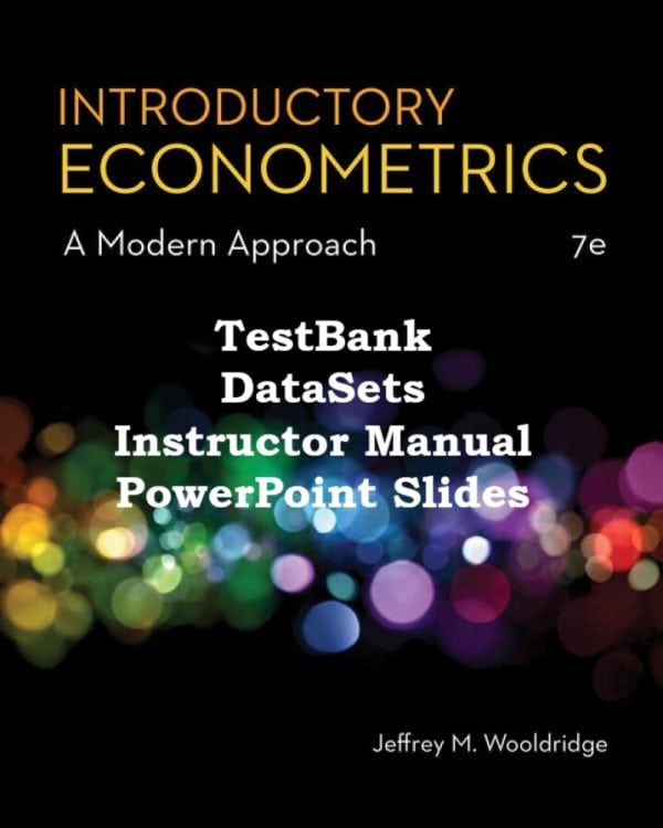 Introductory Econometrics 7th edition testbank