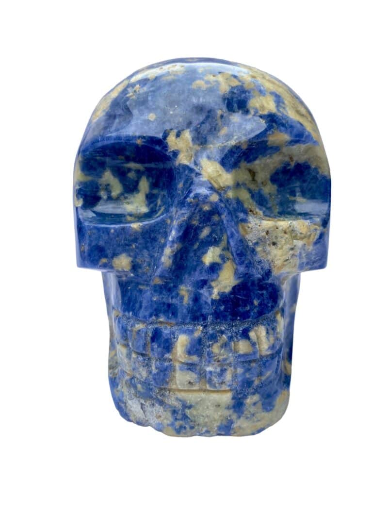 Sunset sodalite skull