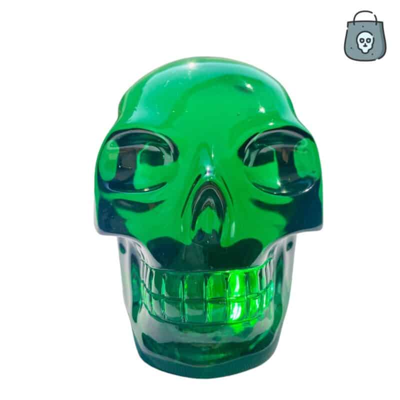 Green obsidian skull by Walmere