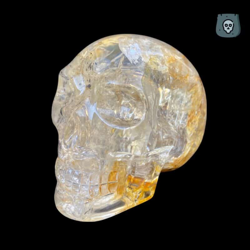 Golden healer crystal skull by Walmere
