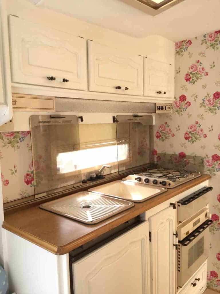 Small caravan interior ideas — kitchen inspiration.