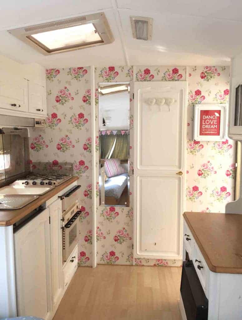 Small caravan interior ideas — kitchen inspiration.
