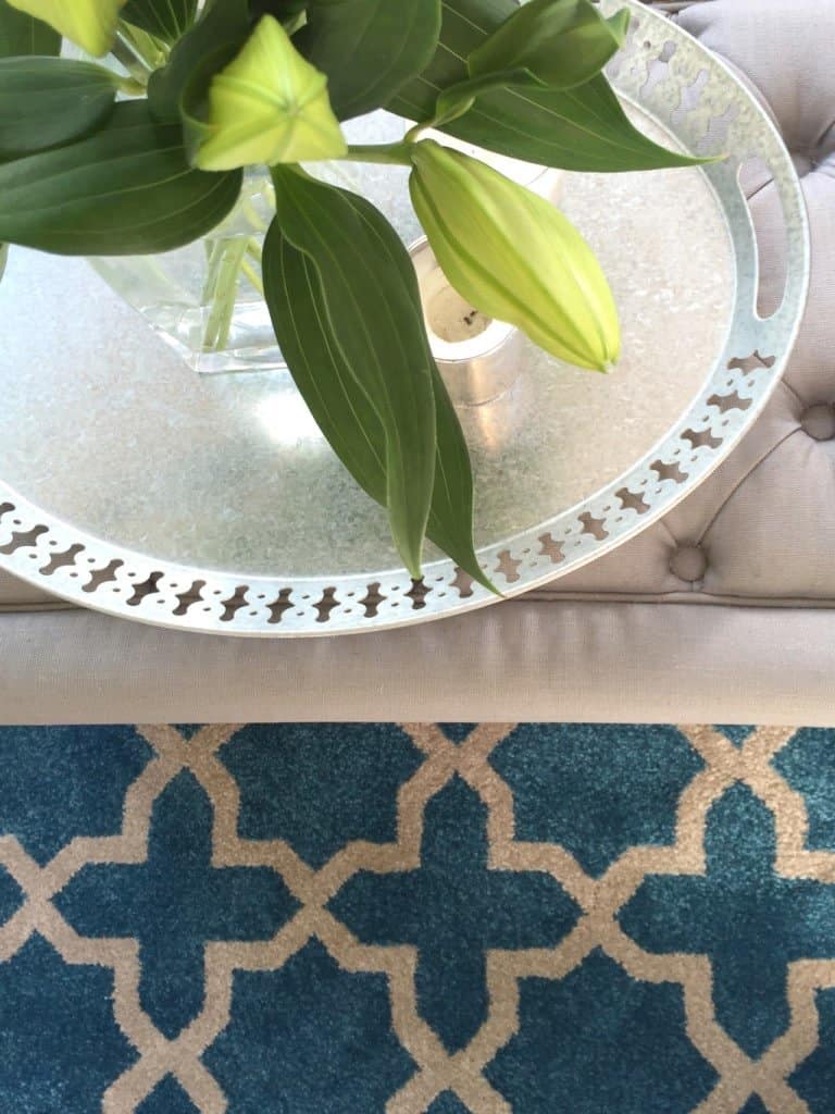 Teal Rug From Benuta