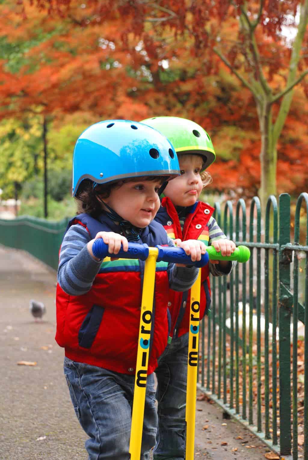 Mini Micro Scooters for twins