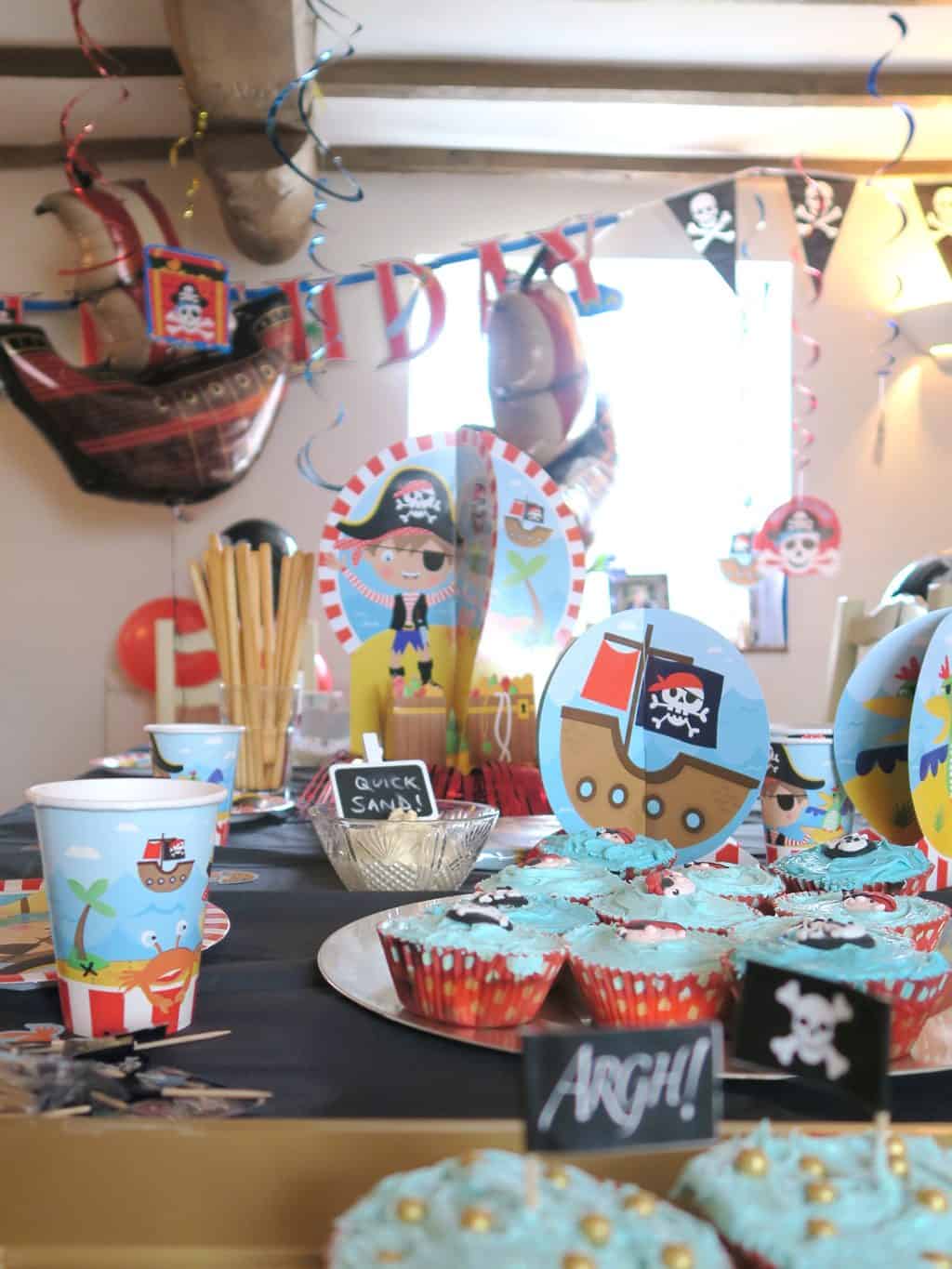 A pirate birthday party