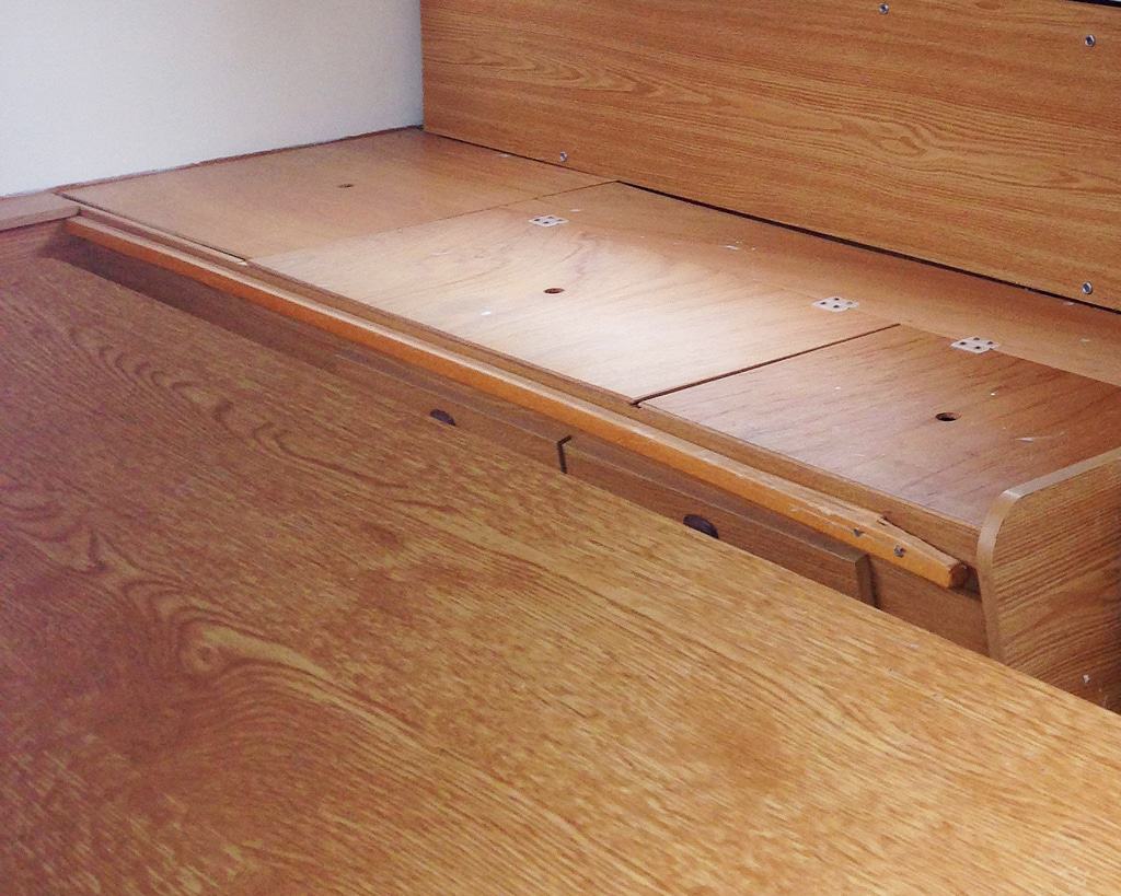 Signs of damp in caravans
