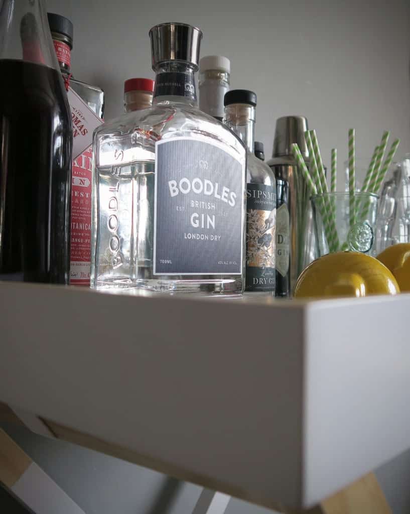 Creating a gin bar at home