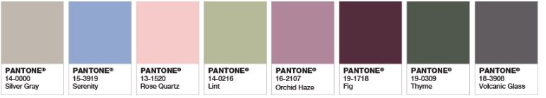 Pantone Rose Quartz Palette