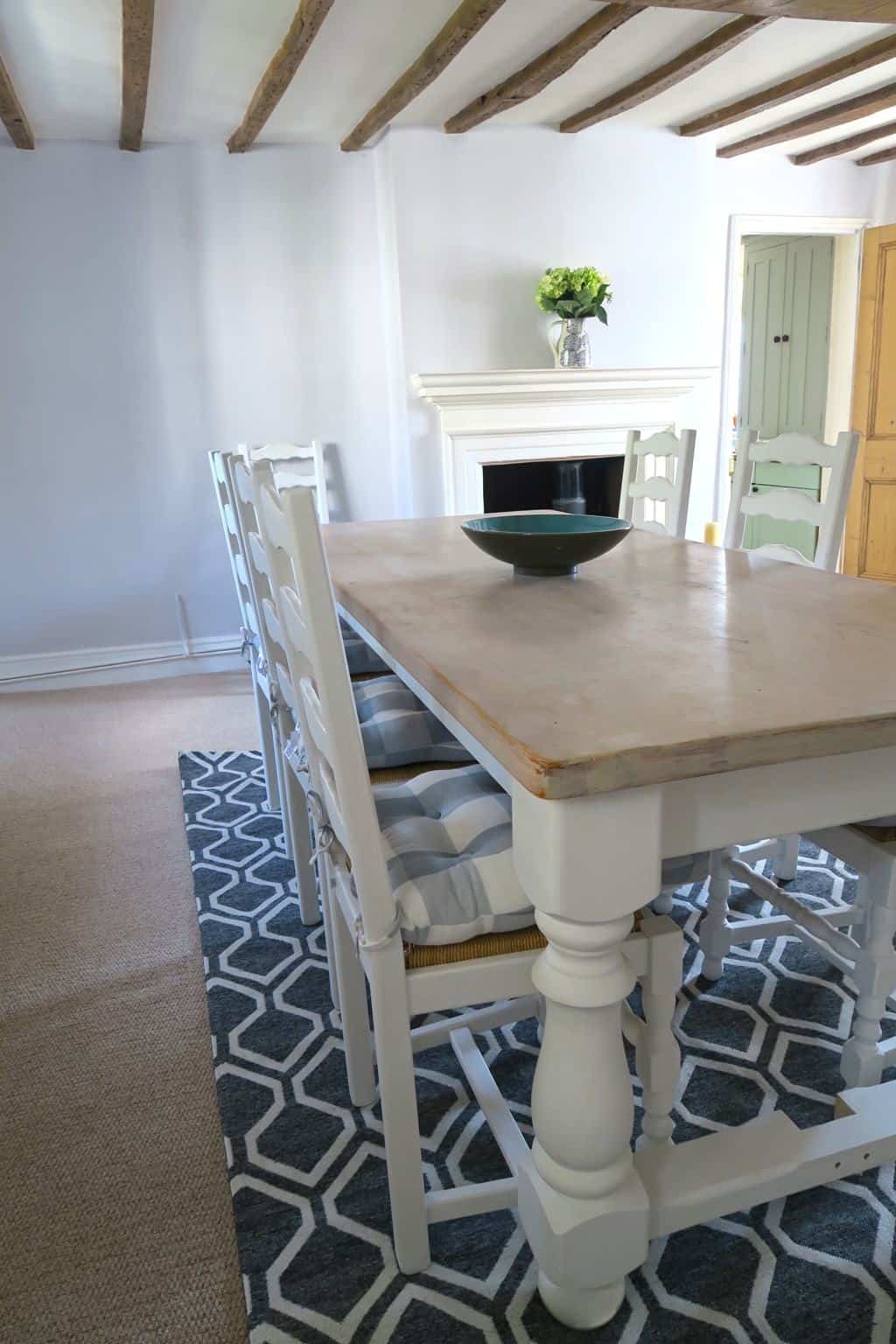 The Medina rug from My Rug Store — black and white geometric rug