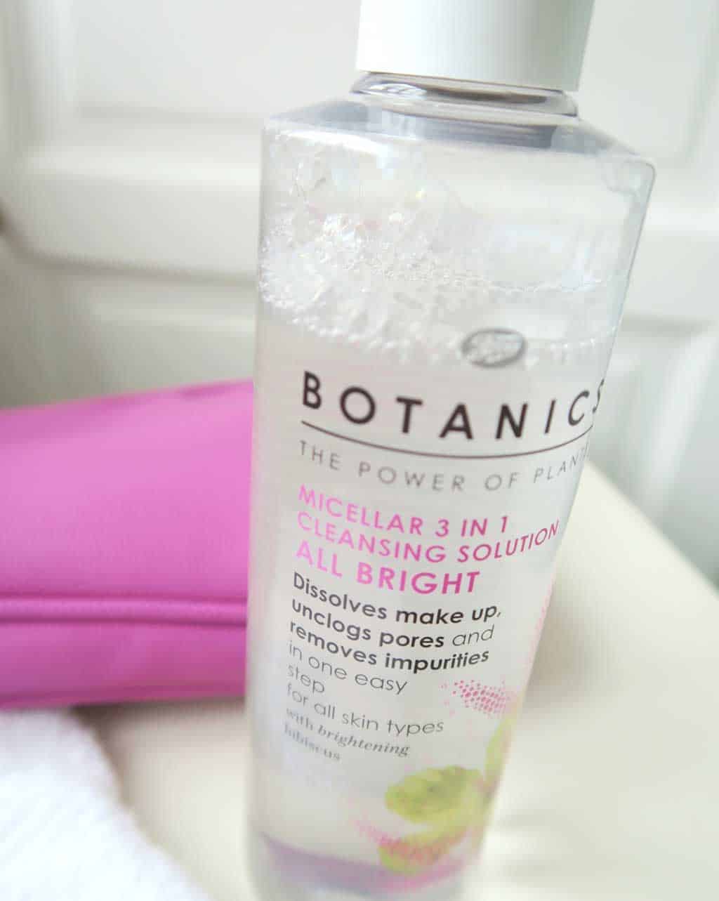 boots botanics skincare review — Boots Botanics Miscellar 3 in 1 Cleansing Solution