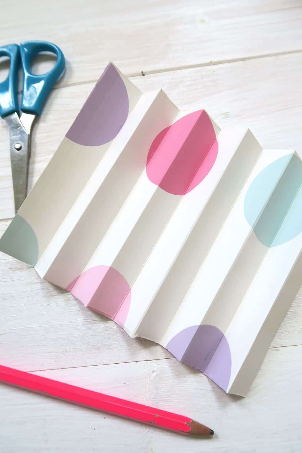 How To Make A Paper Circle Fan Decoration