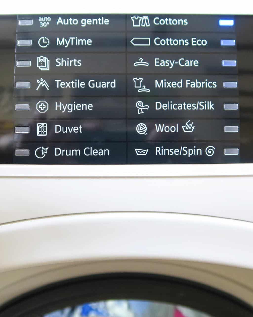 The Siemens Avantgarde iSensoric Washing Machine