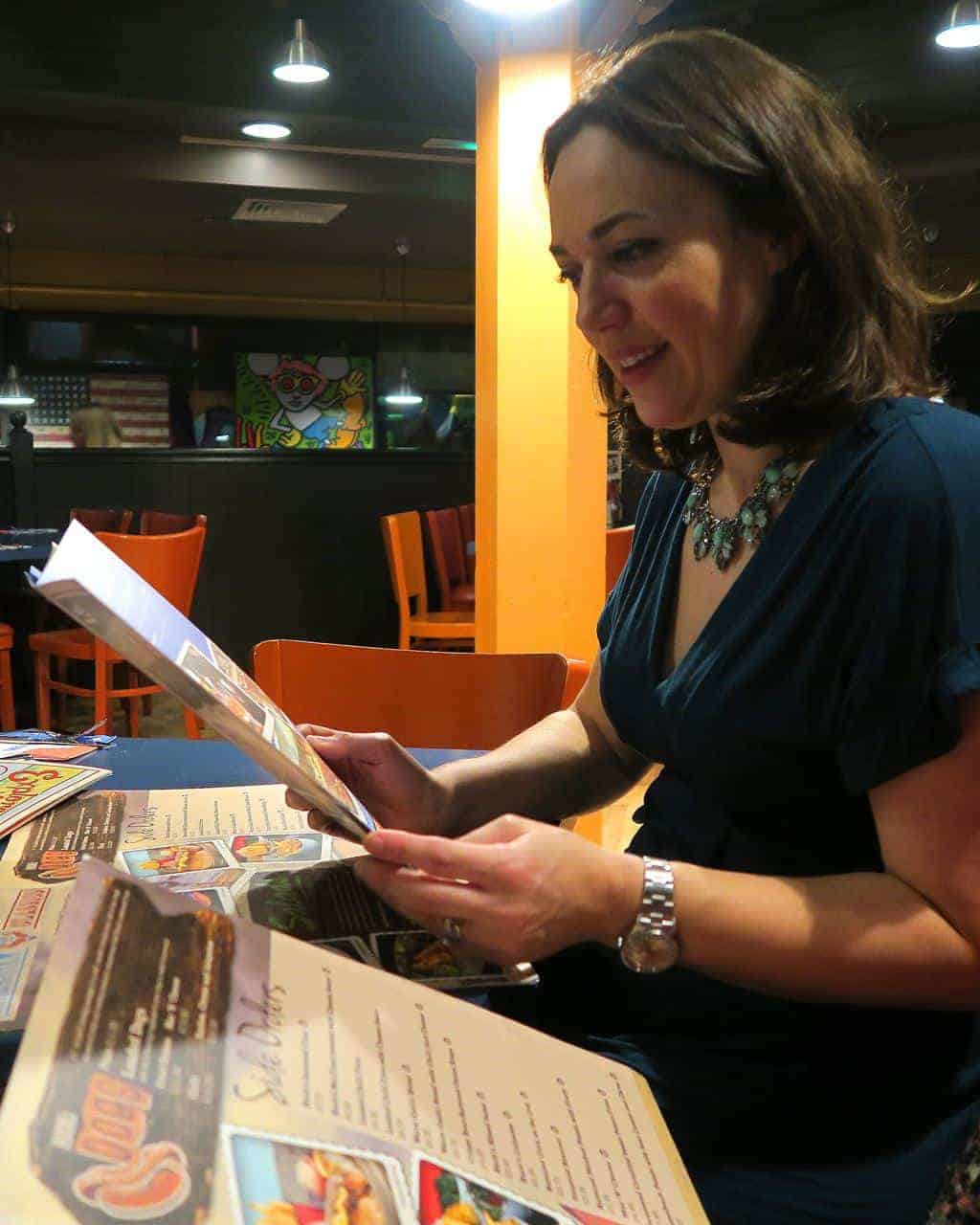 Celebration supper out at Huck's Diner at Center Parcs Sherwood Forest