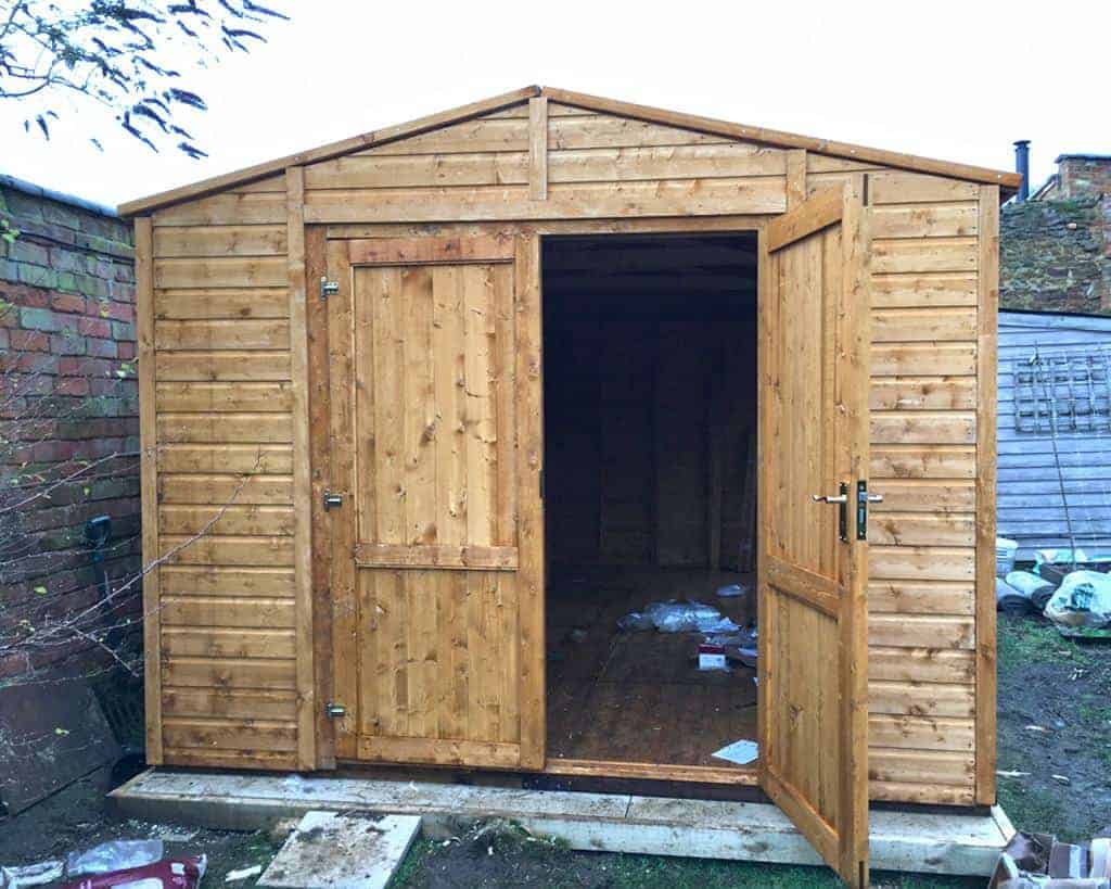 Boarding and Insulating the She Shed