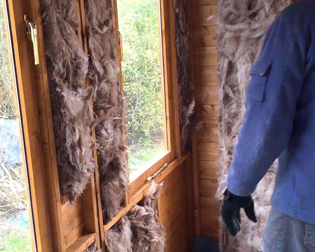 Boarding and Insulating the She Shed