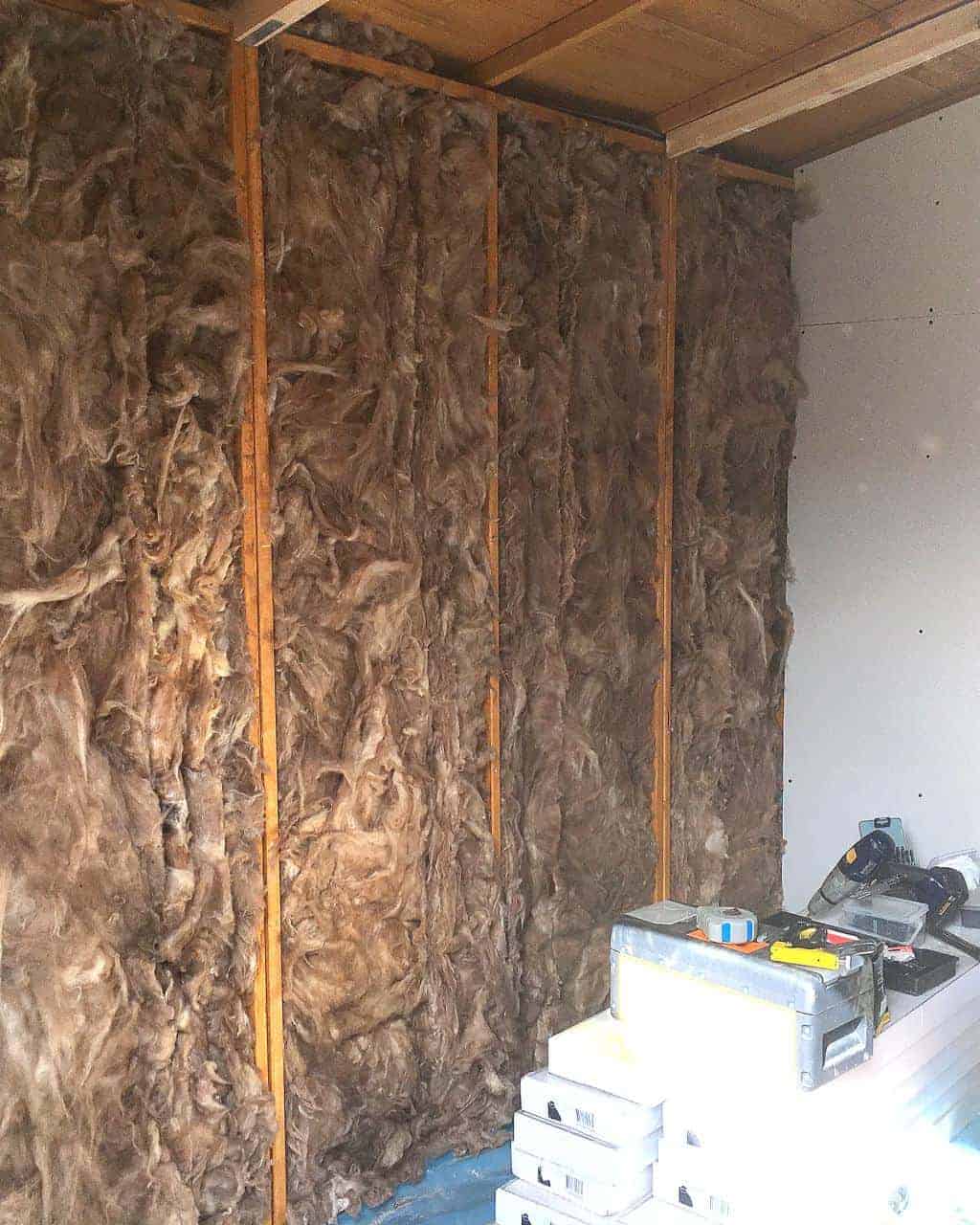 Boarding and Insulating The She Shed