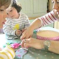 Making Easter bonnets is a lovely thing to do with the family