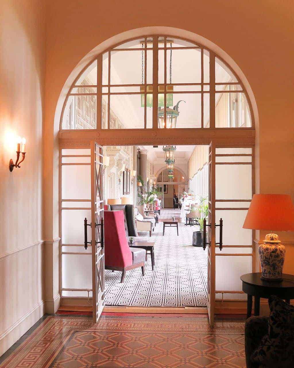 Our Experience of the Bath Spa Hotel — the beautiful interior decor.