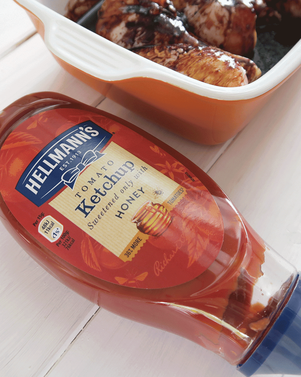 Hellmann’s Ketchup Sweetened with Honey