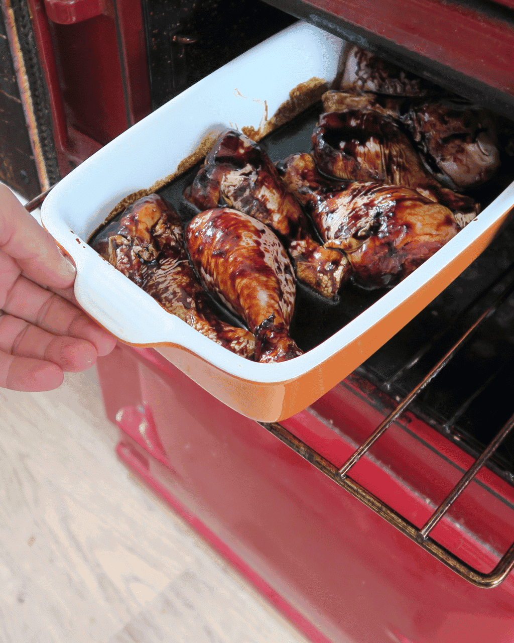 Sticky Glazed Chicken Drumsticks Recipe