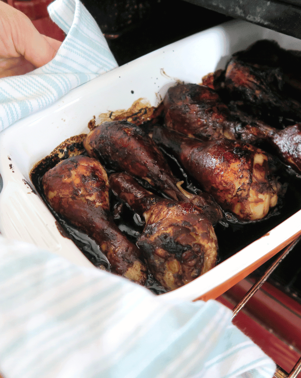Sticky Glazed Chicken Drumsticks Recipe