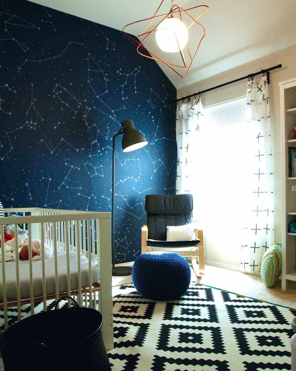star themed kids bedroom — Cool themes for a boys room