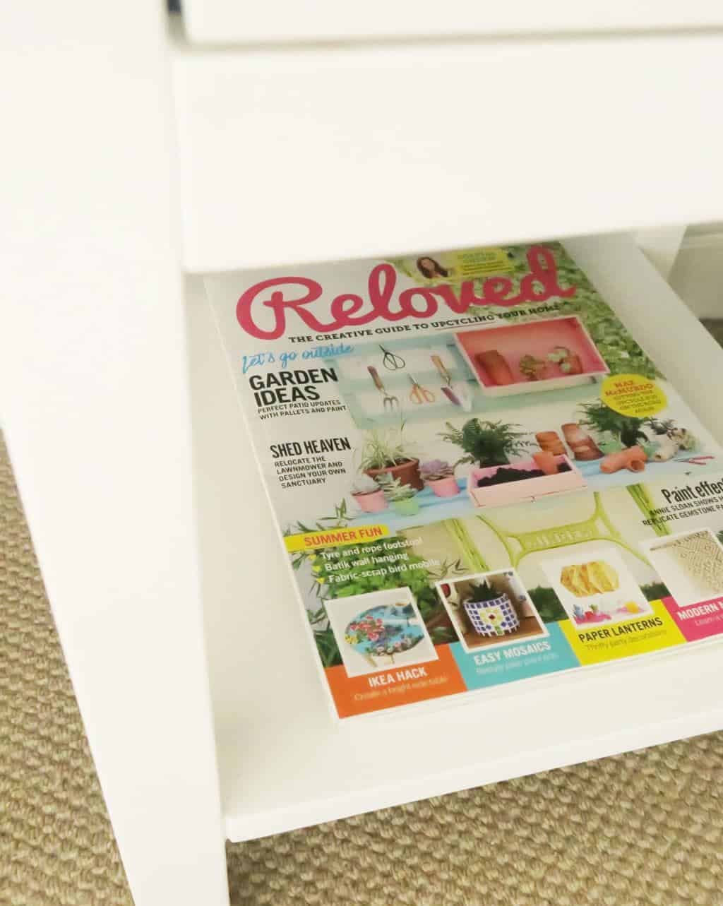 A colourful bedroom makeover | Radley bedside table