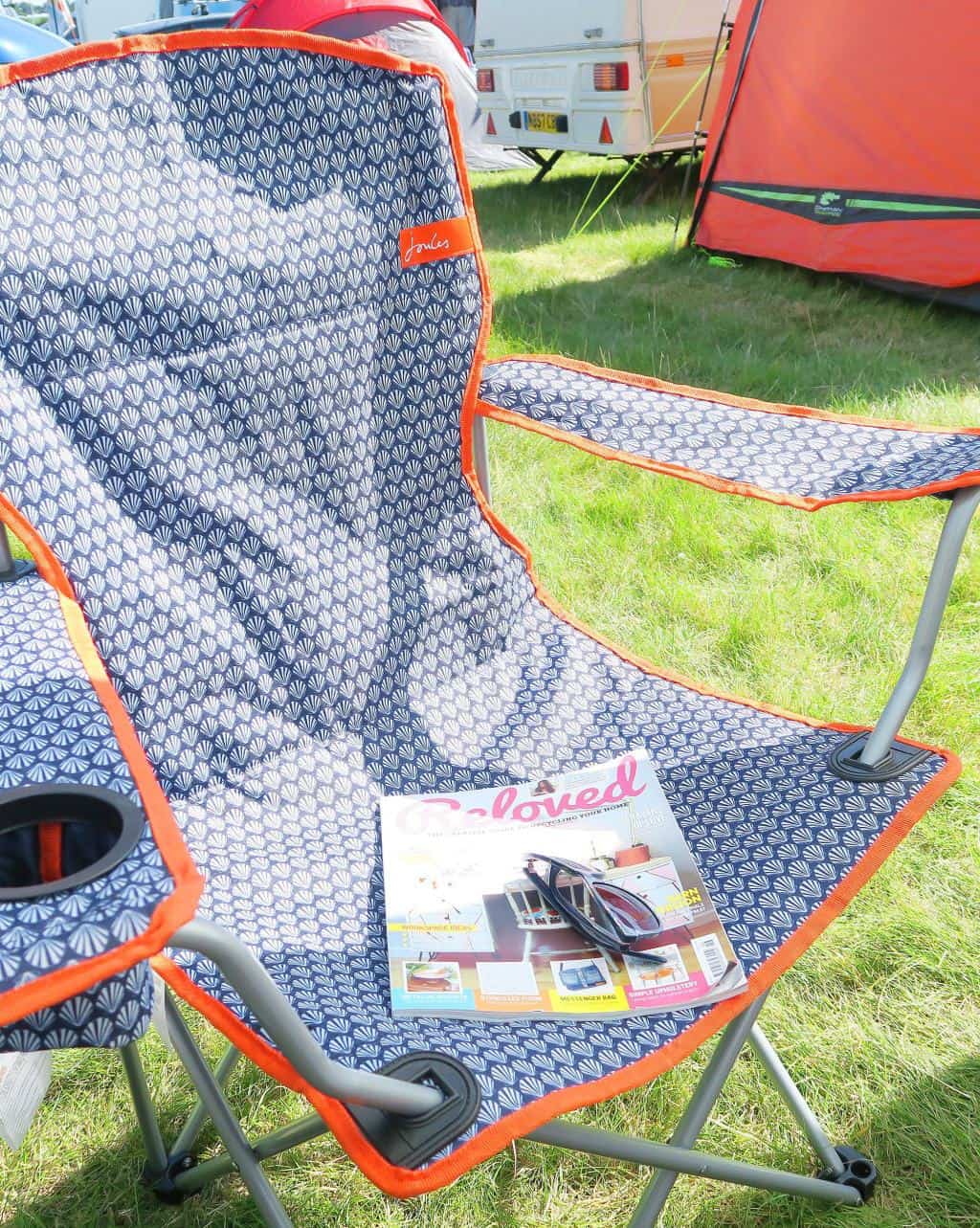 Cool Caravan Accessories: Bright and colourful chairs replace dowdy grey and green.