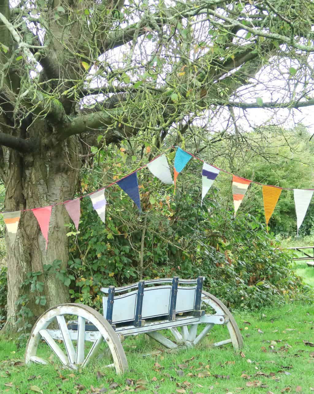 Bunting at the Chiltern Open Air Museum