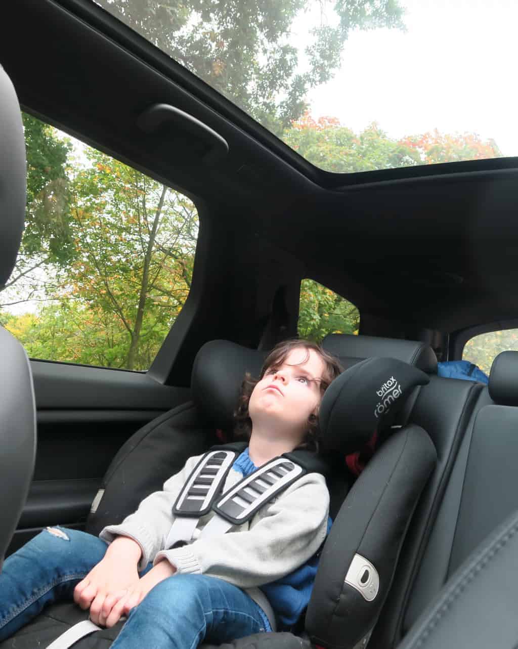 Our Land Rover Discovery Sport review featuring 'The Discovery Adventures' —  the boys love the panoramic sun roof