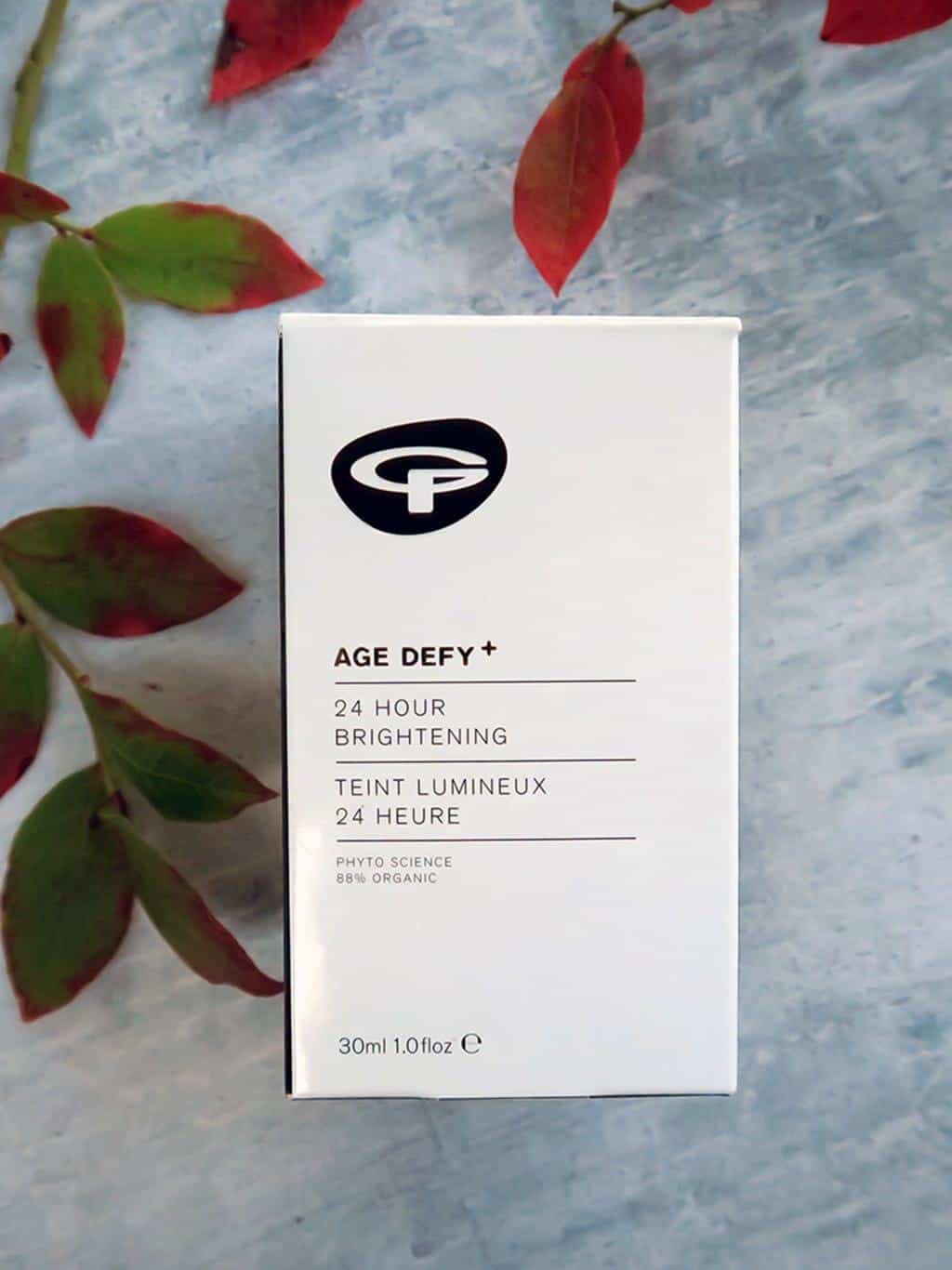 Seasonal skincare using Green People products | 24 hour brightening moisturiser