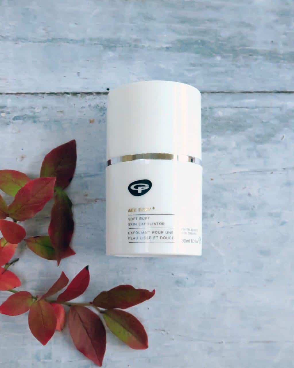 Seasonal skincare using Green People products | Soft Buff Skin Exfoliator