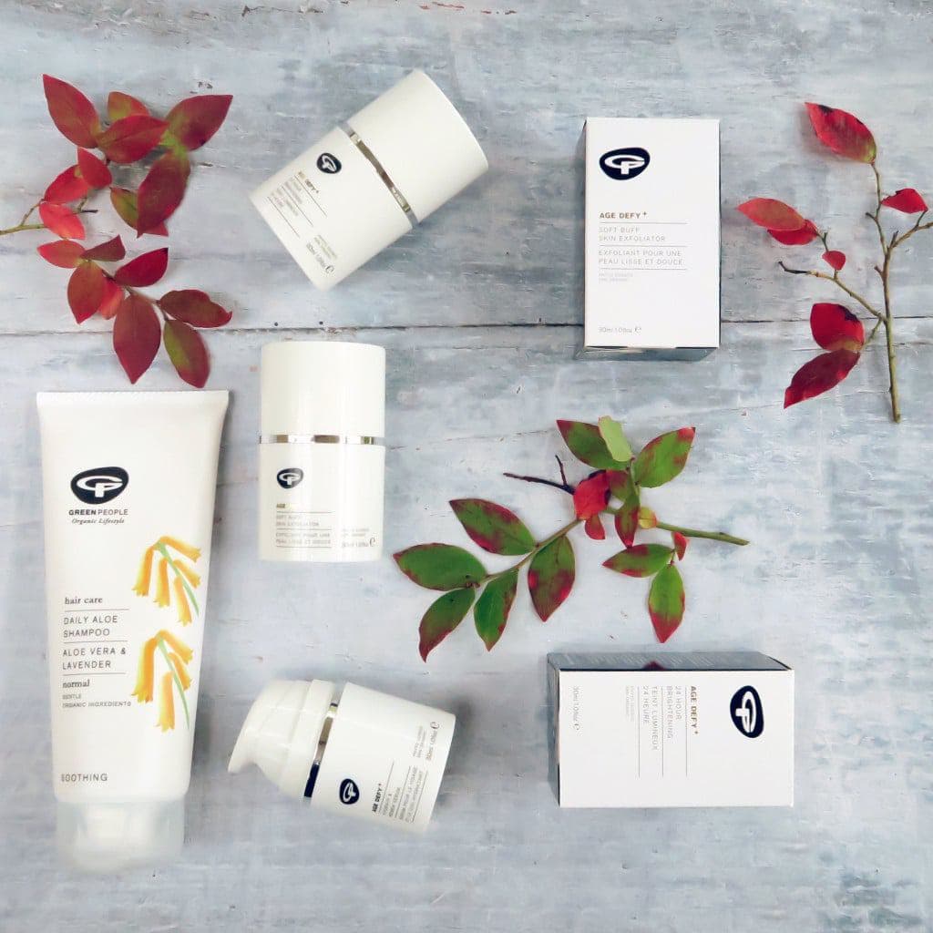 Seasonal skincare using Green People products