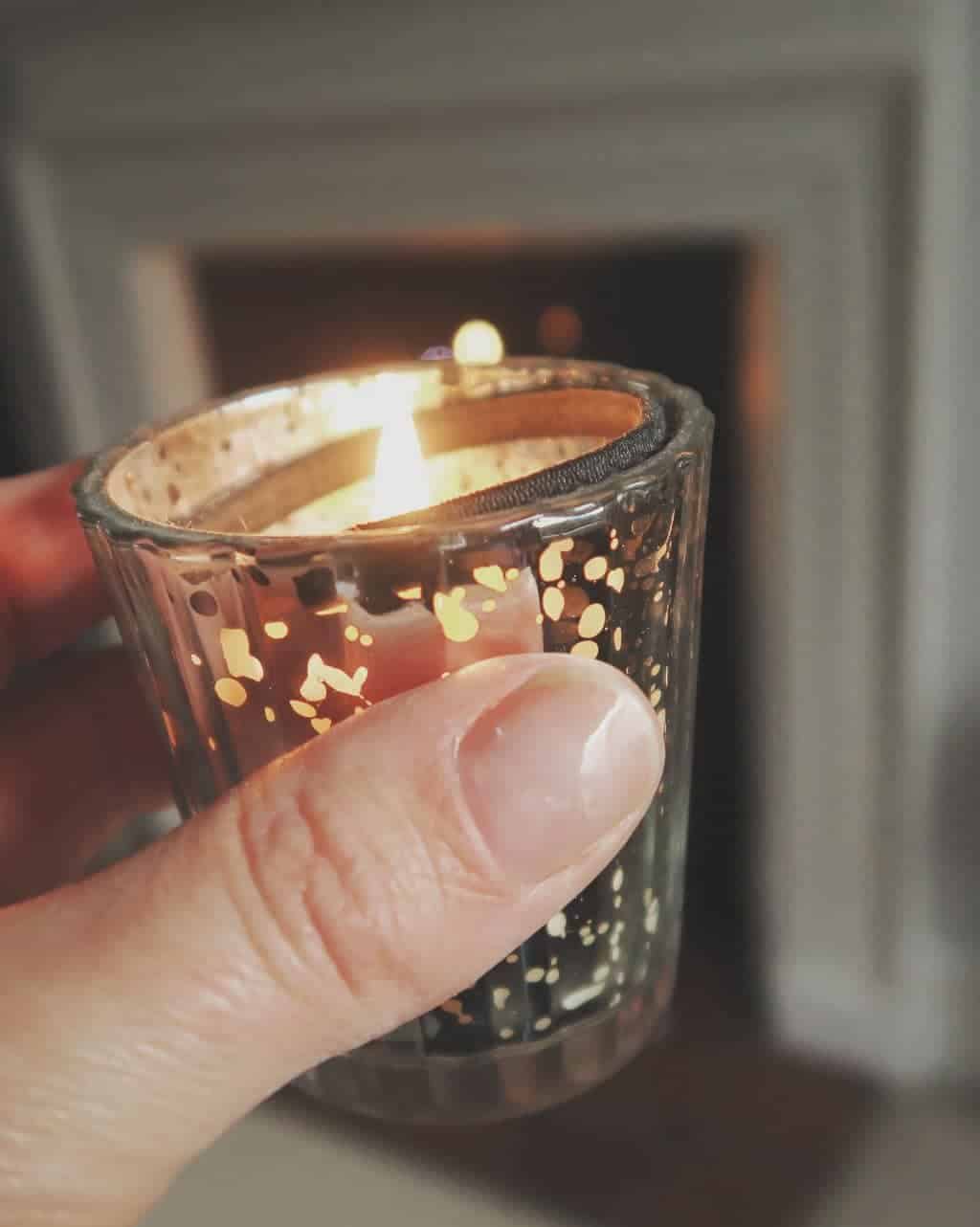 A Very British Hygge | Lit Candle