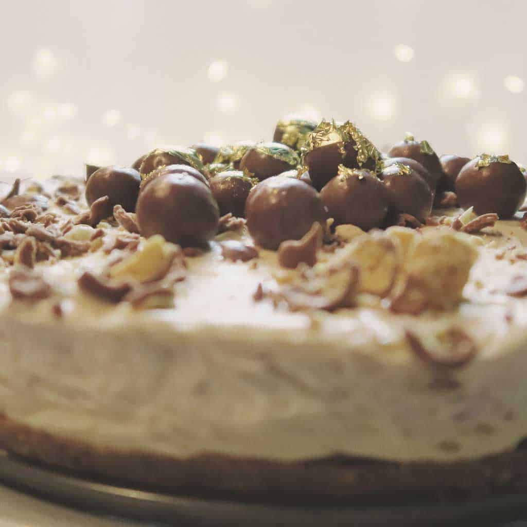 Easy No Bake Malteser Cheesecake