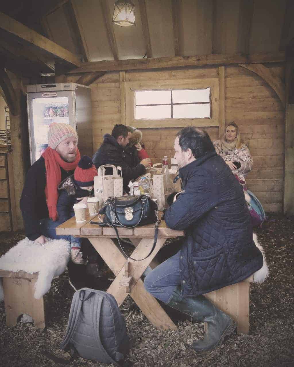 Meeting up with friends and family at Lapland UK