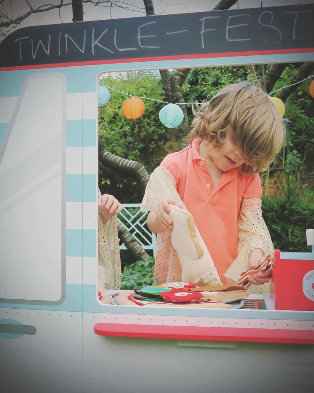 The GLTC festival food van / play kitchen — perfect for imaginative play