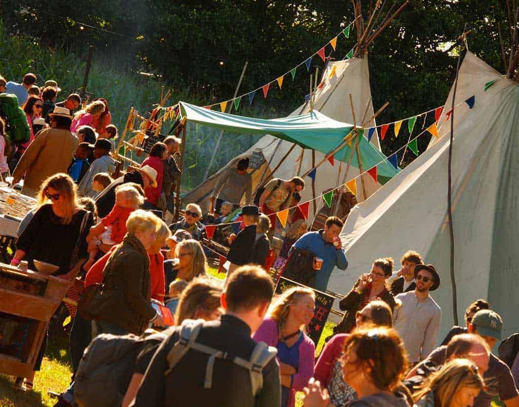 Bunting at The Good Life Experience