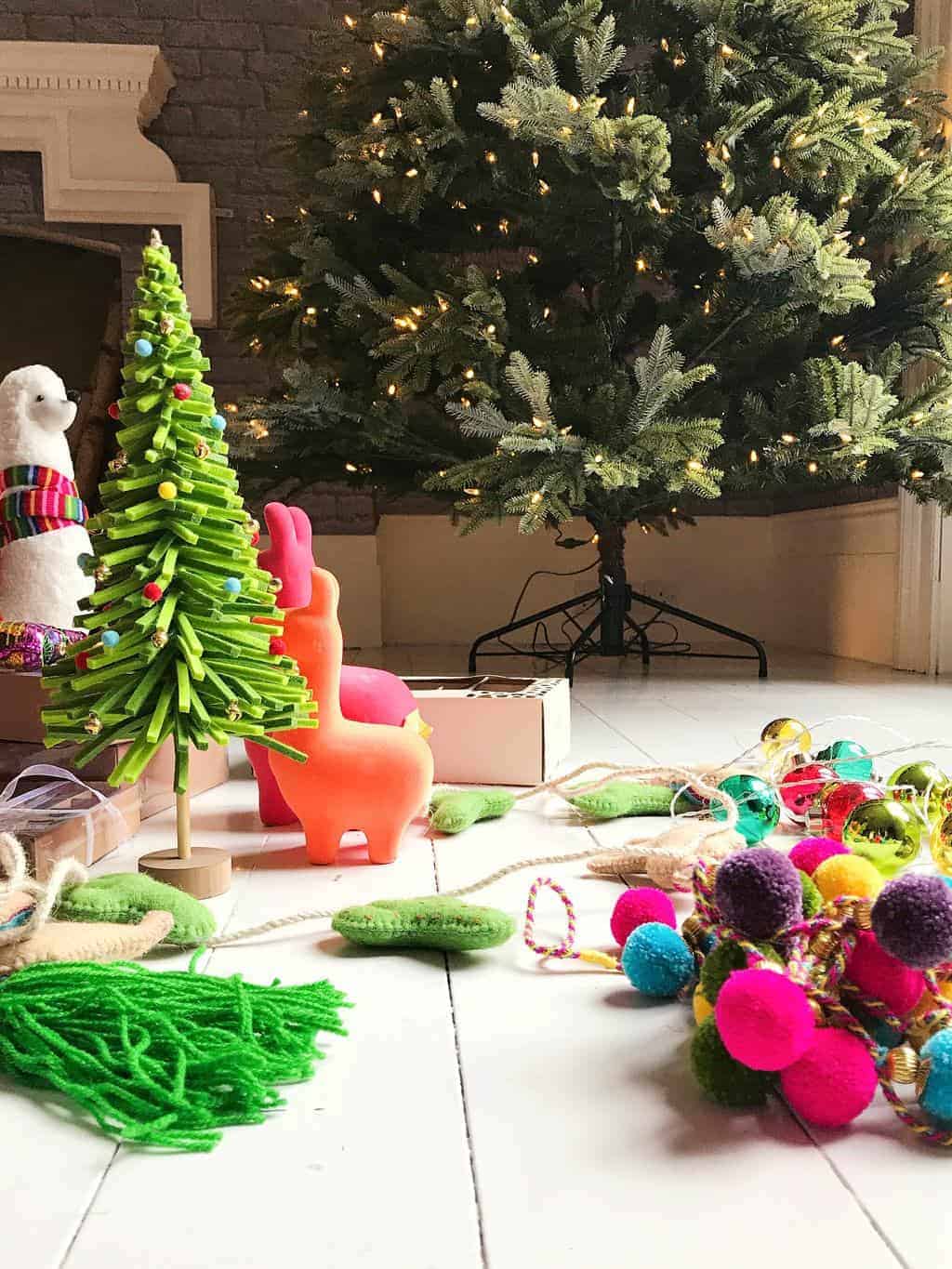 Mexican inspired Christmas tree decorations from HomeSense for The Style at Home Christmas Tree Challenge