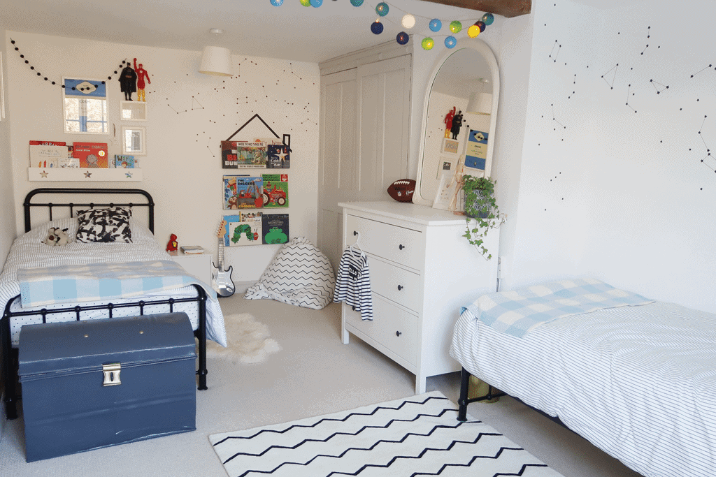 The Listed Home twin bedroom makeover 
