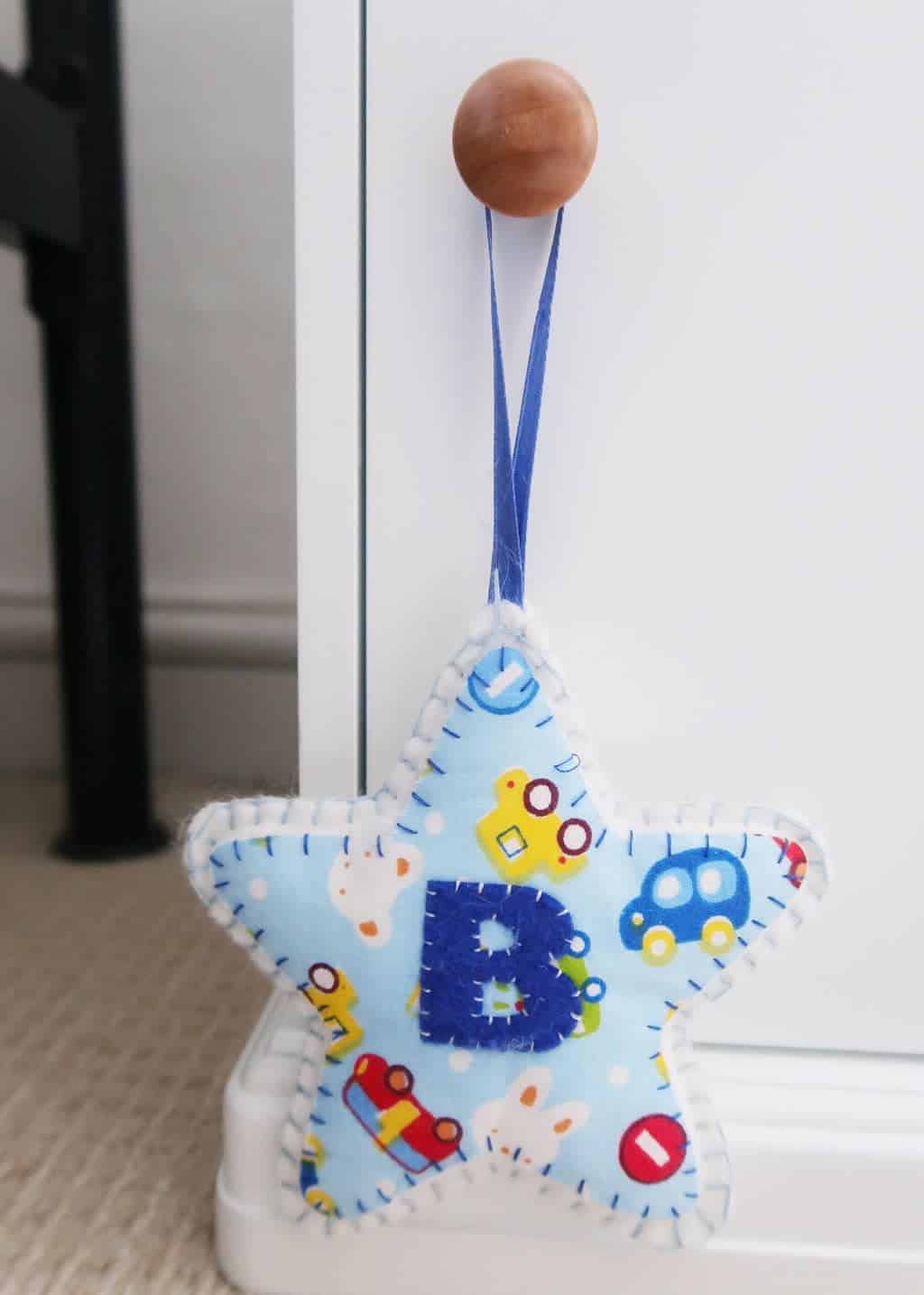 The Listed Home twin bedroom makeover — home-made monogrammed star