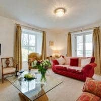 The sitting room at Pendriffey cottage, Looe | Image courtesy of Cornish Horizons