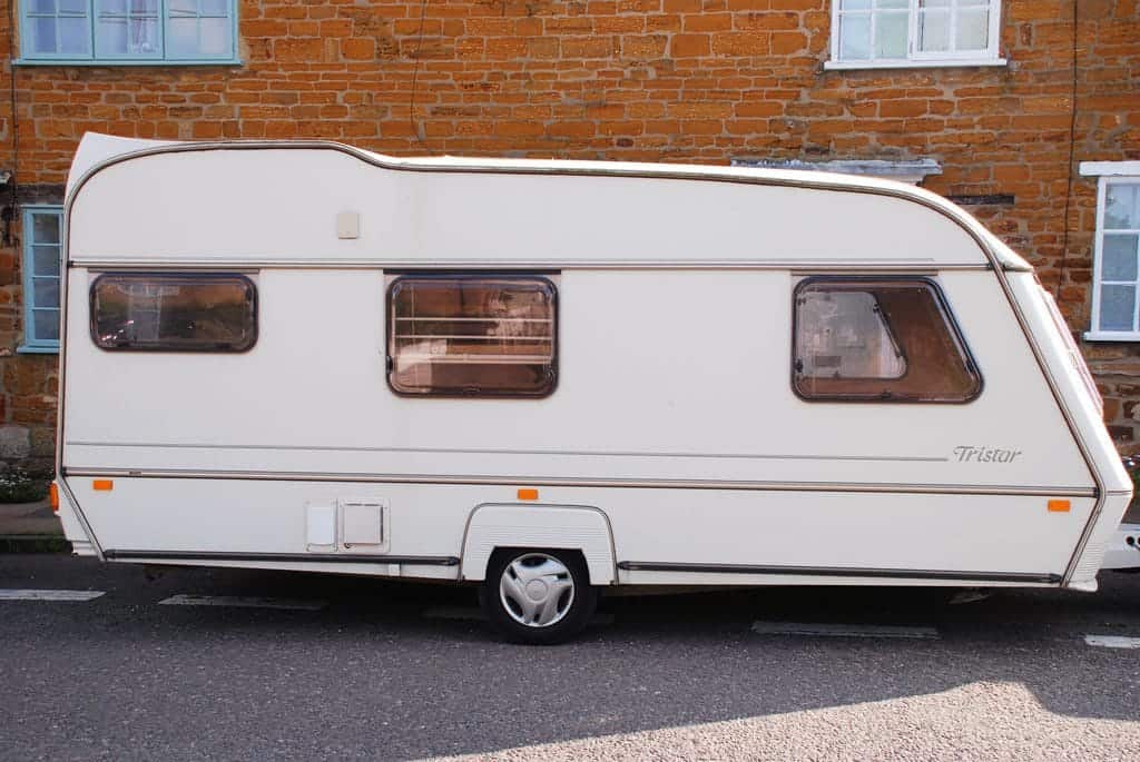 Dolly 2 before her mammoth caravan makeover! ABI Tristar — before painting