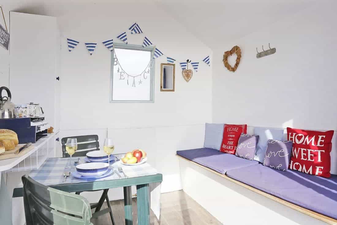 The Glory Hut beach hut from Suffolk Secrets