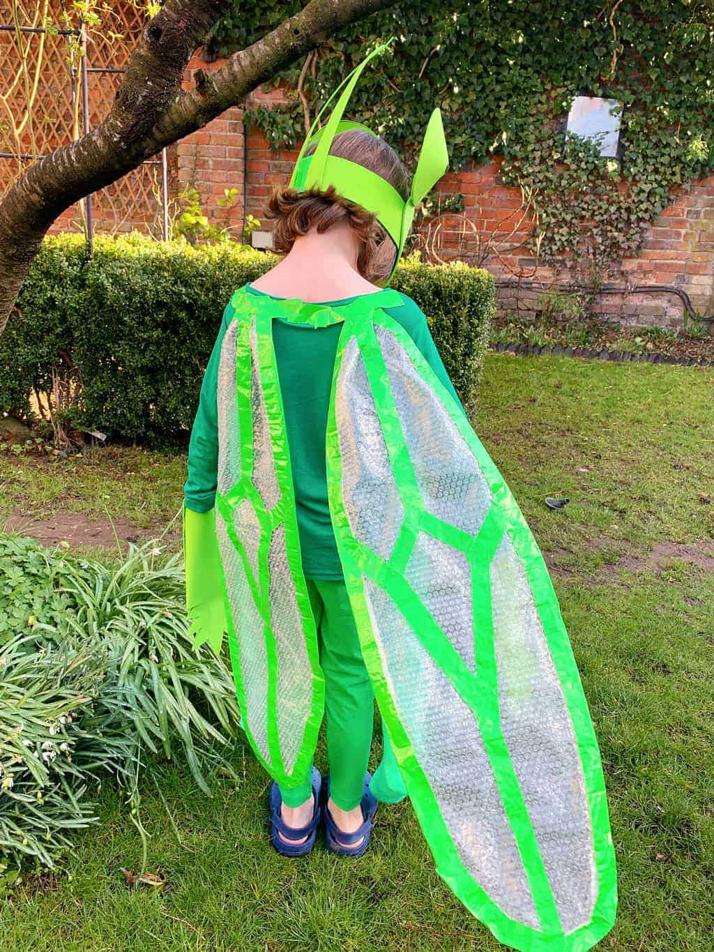 How to make a Grasshopper Costume DIY tutorial