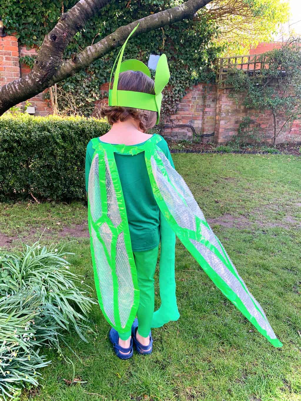 How to make a Grasshopper Costume DIY tutorial